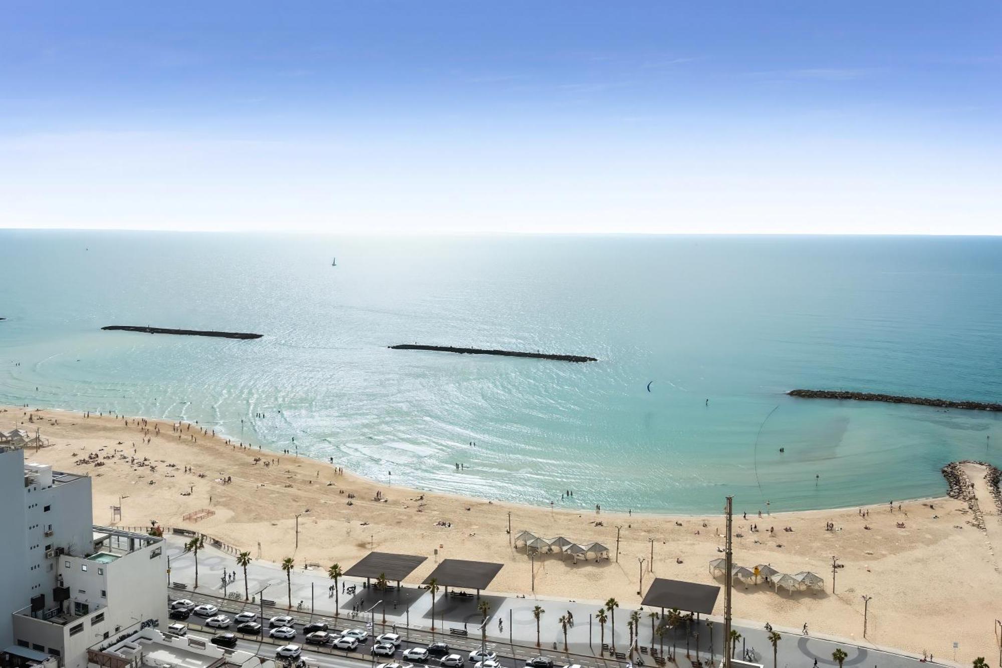 Superb Beachfront Apartments With Shelter By Sea N' Rent Tel-Aviv Kültér fotó
